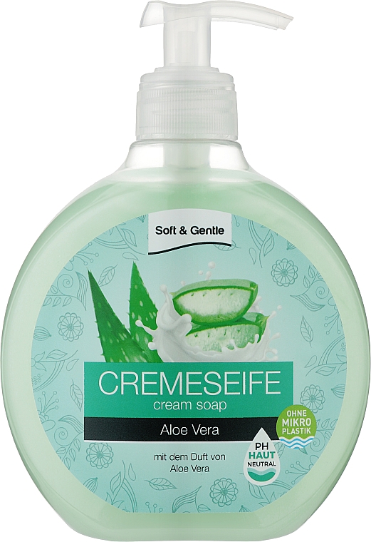 Creme-Seife Aloe Vera - Soft & Gentle  — Bild N1