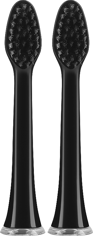 Ersatz-Zahnbürstenkopf für Schallzahnbürste 2 St. schwarz - Smiley Pro White Carbon Clean — Bild N1