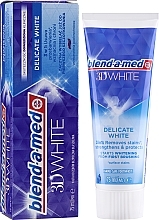 Zahnpasta Zarte Aufhellung - Blend-a-med 3D White Delicate White Toothpaste — Bild N1