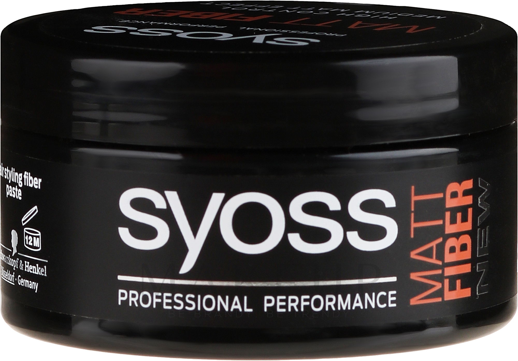Haarstylingpaste mit Matt-Effekt - Syoss Matt Fiber — Bild 100 ml