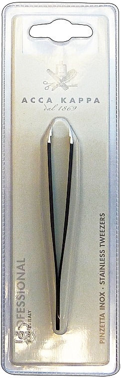 Augenbrauenpinzette - Acca Kappa Inox Tweezers Stainless Steel — Bild N1