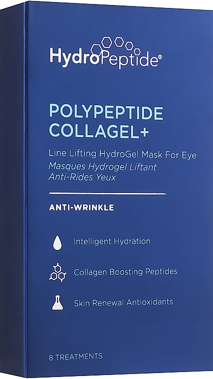 Anti-Falten-Hydrogelmaske für die Augenpartie - HydroPeptide PolyPeptide Collagel Mask For Eyes — Bild N7