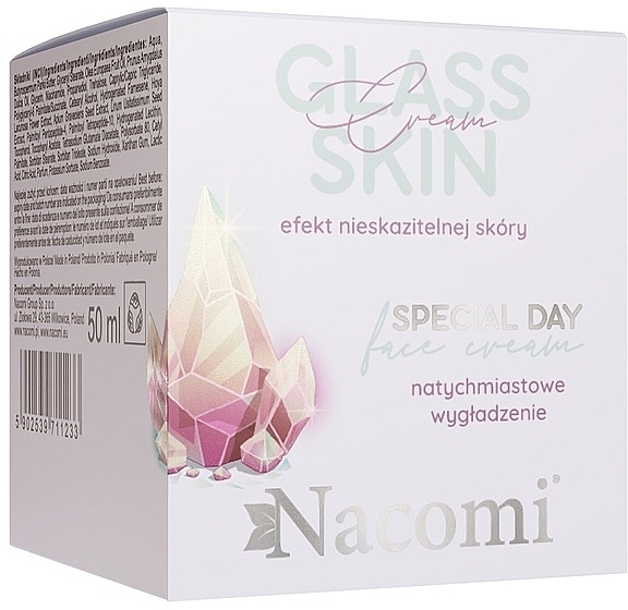 Pflegende Gesichtscreme - Nacomi Glass Skin Face Cream — Bild N1