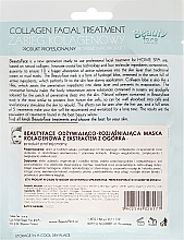 Kollagenmaske mit Gurkenextrakt - Beauty Face Cucumber Extract Collagen Mask — Bild N2
