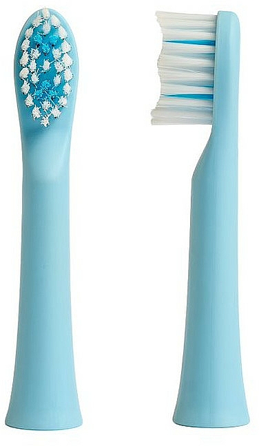 Ersatzkopf für elektrische Zahnbürste blau 2 St. - Smiley Light — Bild N1