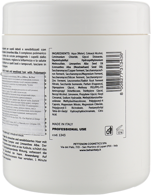 Verdichtende Haarmaske mit Mineralien - Be Hair Be Mineral Plumping Mask — Bild N4