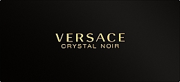 Düfte, Parfümerie und Kosmetik Versace Crystal Noir - Duftset (Eau de Toilette 5ml + Körperlotion 25ml + Duschgel 25ml)