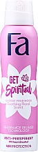 Düfte, Parfümerie und Kosmetik Deospray Antitranspirant - Fa Get Spiritual Anti-Perspirant