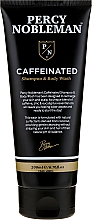 Düfte, Parfümerie und Kosmetik Gel-Shampoo für Haar und Körper mit Koffein - Percy Nobleman Caffeine Shampoo & Body Wash