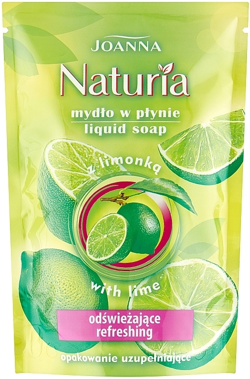 Flüssigseife mit Limettenextrakt - Joanna Naturia Body Lime Liquid Soap (Refill)