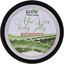 Düfte, Parfümerie und Kosmetik Körpergelee für trockene und empfindliche Haut mit Aloe Vera - Eco U Aloe Jelly Body