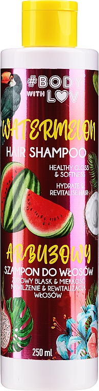 Haarshampoo mit Wassermelone - Body With Love Hair Shampoo — Bild N1