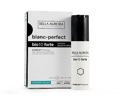 Intensives Serum für fettige- und Mischhaut - Bella Aurora Bio10 Forte Intensive Depigmenting — Bild N1