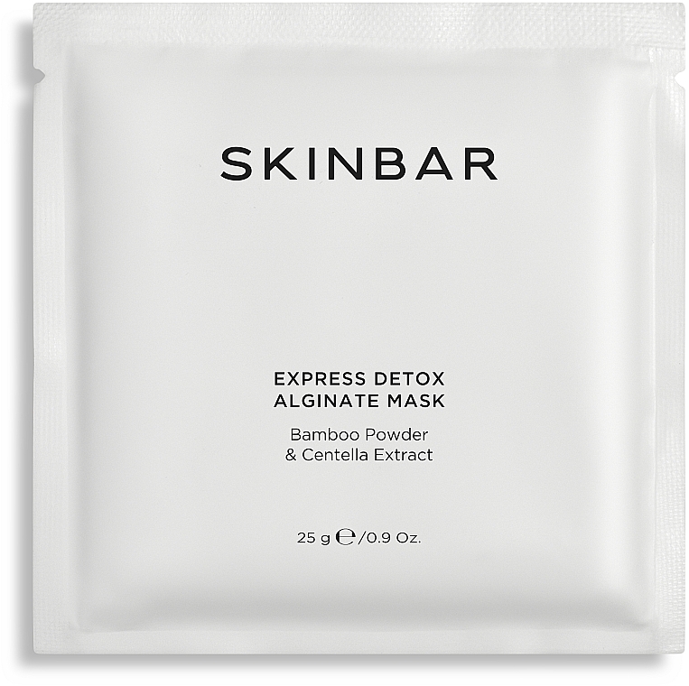 Alginat-Detox-Maske mit Holzkohle und Centella-Extrakt - SKINBAR Bamboo Powder & Centella Extract Alginate Mask — Bild N1