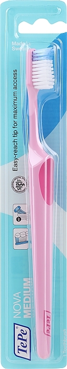 Zahnbürste rosa - TePe Medium Nova Toothbrush — Bild N1