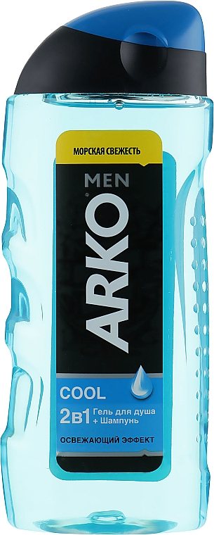 2in1 Erfrischendes Duschgel & Shampoo - Arko Men Cool — Bild N1