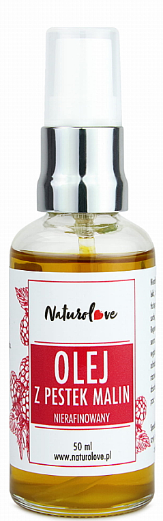 Unraffiniertes Himbeersamenöl - Naturolove Raspberry Seed Oil — Bild N1