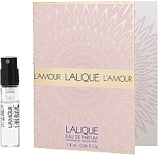 GESCHENK! Lalique L'Amour - Eau de Parfum (Probe) — Bild N1