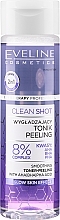 Glättendes Tonikum-Peeling für das Gesicht - Eveline Clean Shot Smoothing Tonic-Peeling with 8% AHA BHA PHA Acid — Bild N1