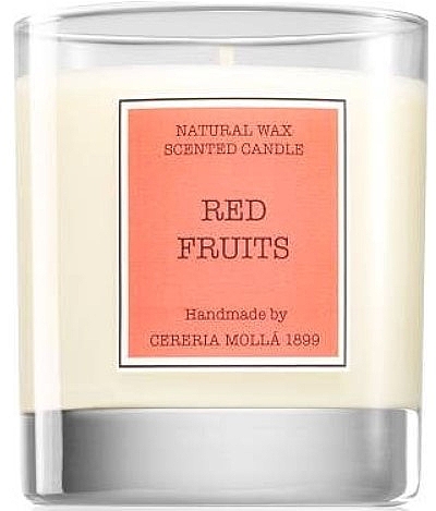 Duftkerze Rote Früchte - Cereria Molla Natural Wax Scented Candle Red Fruits — Bild N1