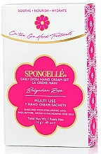 Düfte, Parfümerie und Kosmetik Set - Spongelle Bulgarian Rose Hand Cream Set