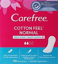 Düfte, Parfümerie und Kosmetik Slipeinlagen mit Frischeduft 56 St. - Carefree Cotton Fresh