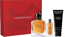 Düfte, Parfümerie und Kosmetik Giorgio Armani Emporio Armani Stronger With You - Set (EDT/100 ml+EDT/15 ml+sh/gel/75 ml)