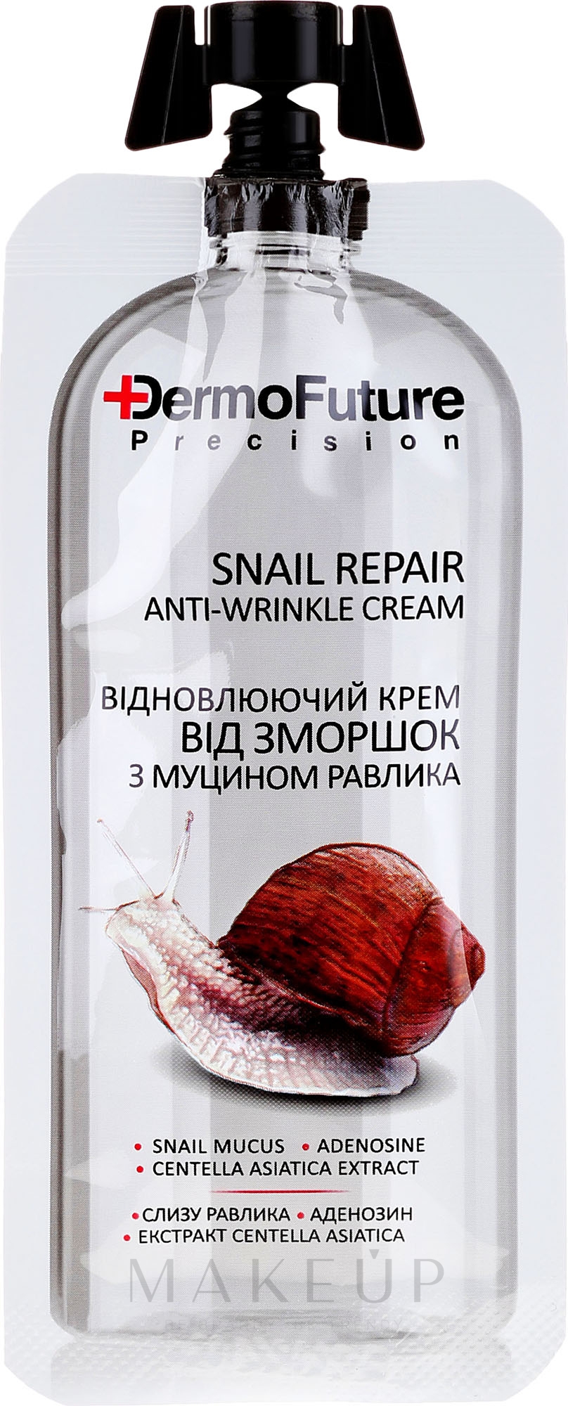 Regenerierende Anti-Falten Gesichtscreme mit Schneckenschleim-Extrakt - Dermofuture Snail Repair Anti-Wrinkle Cream — Bild 12 ml