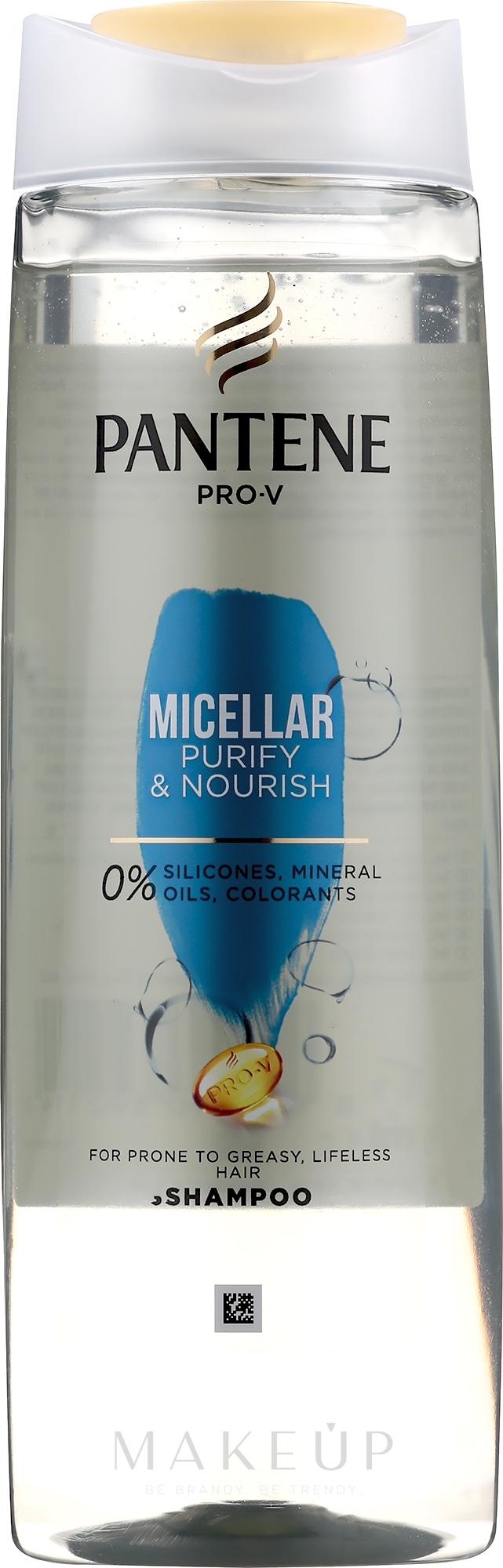 Shampoo für schnell fettendes, kraftloses Haar Mizellen Reinigung & Nährpflege - Pantene Pro-V Micellar Shampoo — Bild 400 ml