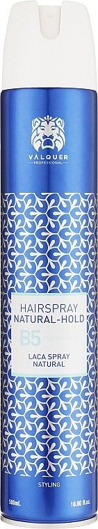 Haarspray mit mittlerem Halt - Valquer B5 Provitamin Hairspray Natural-Hold — Bild N1