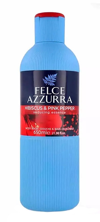 Duschgel mit Hibiskus und rosa Pfeffer  - Felce Azzurra Paglier  — Bild N1