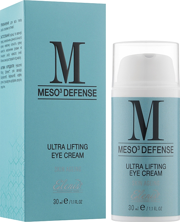 Auffüllende Augencreme gegen Falten und dunkle Augenringe - Elenis Meso-Defense Filling Eye Cream — Bild N2