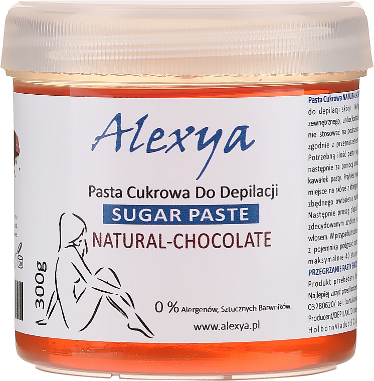 Zucker-Enthaarungspaste mit Schokoladenduft - Alexya Sugar Paste Natural Chocolate