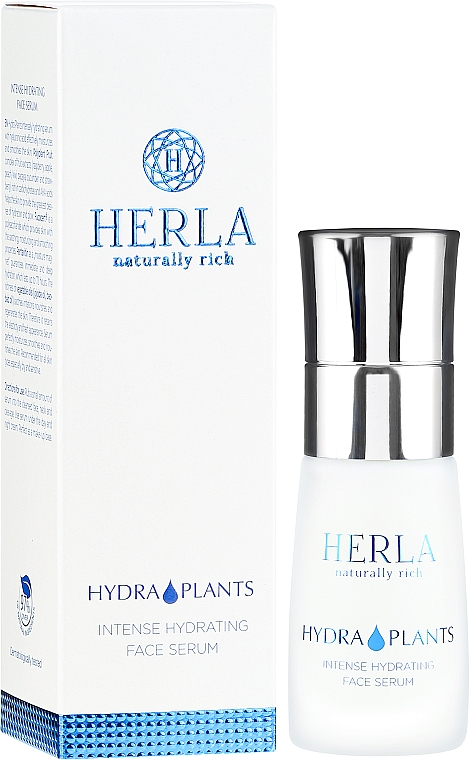 Intensiv feuchtigkeitsspendendes Gesichtsserum - Herla Hydra Plants Intense Hydrating Face Serum — Bild N1