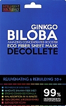 Düfte, Parfümerie und Kosmetik Verjüngende und regenerierende Tuchmaske für das Dekolleté mit Gingko Biloba-Extrakt 50+ - Beauty Face IST Rejuvenating & Rebuilding Decolette Mask Ginkgo Biloba