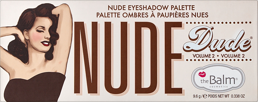 Lidschattenpalette - TheBalm Nude Dude Volume 2 Nude Eyeshadow Palette