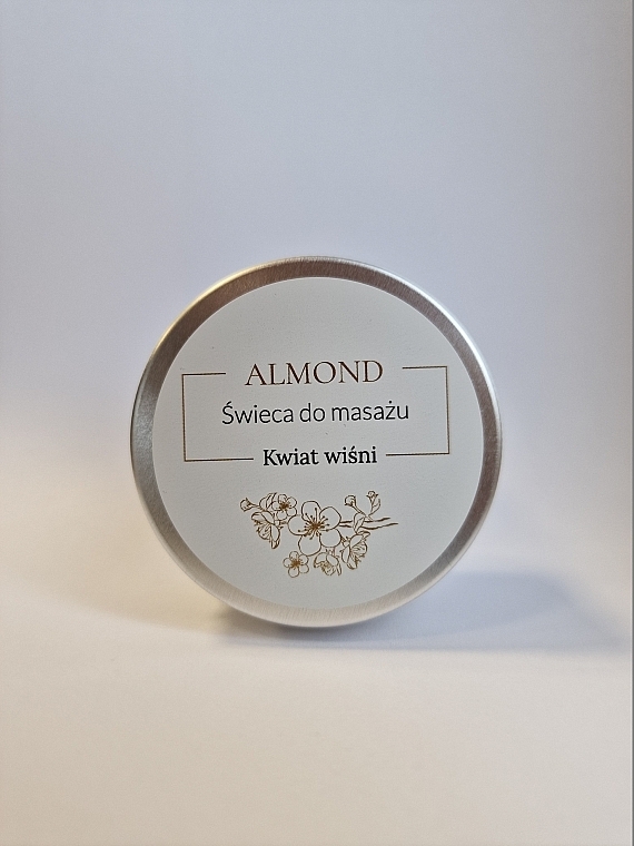 GESCHENK! Massagekerze Kirschblüte - Almond Cosmetics Cherry Blossom Massage Candle — Bild N1