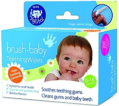 Düfte, Parfümerie und Kosmetik Mundtücher mit Xylit und Kamille - Brush-Baby Teething Wipes