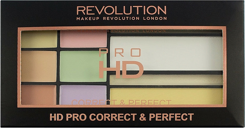 Gesichtsconcealer-Palette - Makeup Revolution HD Correct and Perfect Palette — Bild N3