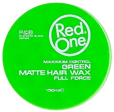 Düfte, Parfümerie und Kosmetik Mattes Haarwachs - Redist Professional Red One Green Matte Hair Wax