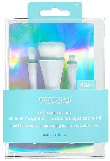 Make-up Pinselset 3-tlg. - EcoTools All Eyes On Me Mini 360 Ultimate Brush Kit — Bild N1