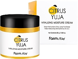 GESCHENK! Gesichtscreme - FarmStay Citrus Yuja Vitalizing Moisture Cream  — Bild N2