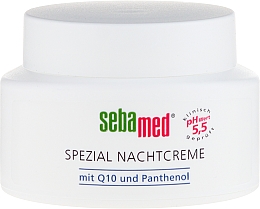 Regenerierende Nachtcreme mit Q10 und Panthenol - Sebameda Q10 Night Cream — Bild N2