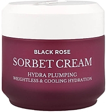 Verjüngende Gesichtscreme mit schwarzer Rose - Heimish Blak Rose Sorbet Cream  — Bild N1