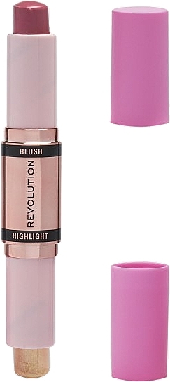 Rouge und Highlighter-Stick - Makeup Revolution Blush & Highlight Stick — Bild N1