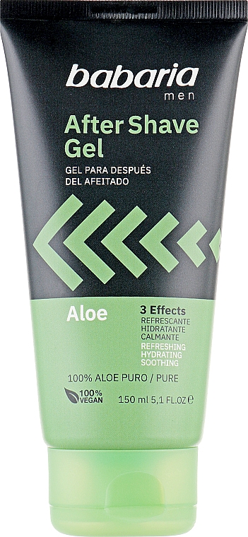 After Shave Gel mit Aloe Vera - Babaria After Shave Gel 3 Effects Aloe Vera — Bild N1