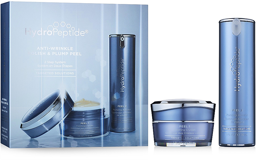 Zwei-Phasen-Tiefenreiniger mit Dermabrasions-Effekt - HydroPeptide Peel Kit — Bild N1