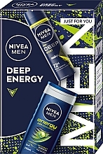 Körperpflegeset - NIVEA MEN Deep Energy (Duschgel 250ml + Deodorant 150ml) — Bild N1