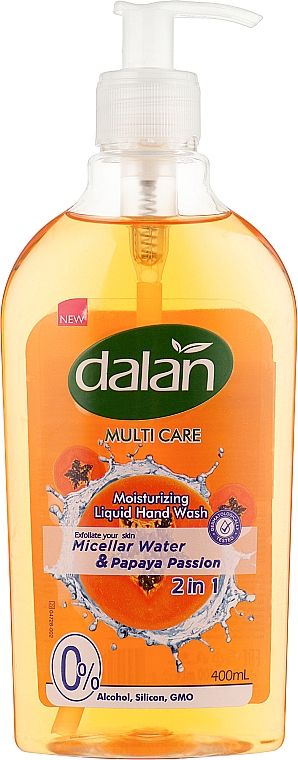 Flüssigseife Mizellenwasser & Papaya - Dalan Multi Care Micellar Water & Papaya Passion — Bild N1