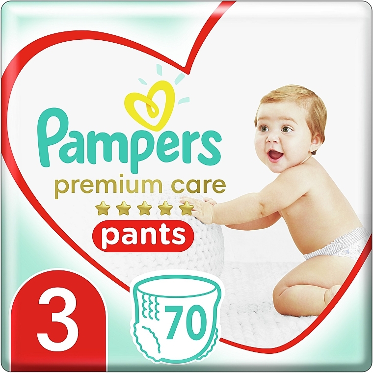 Windelhöschen Premium Care Pants 3 (6-11 kg) 70 St. - Pampers  — Bild N1